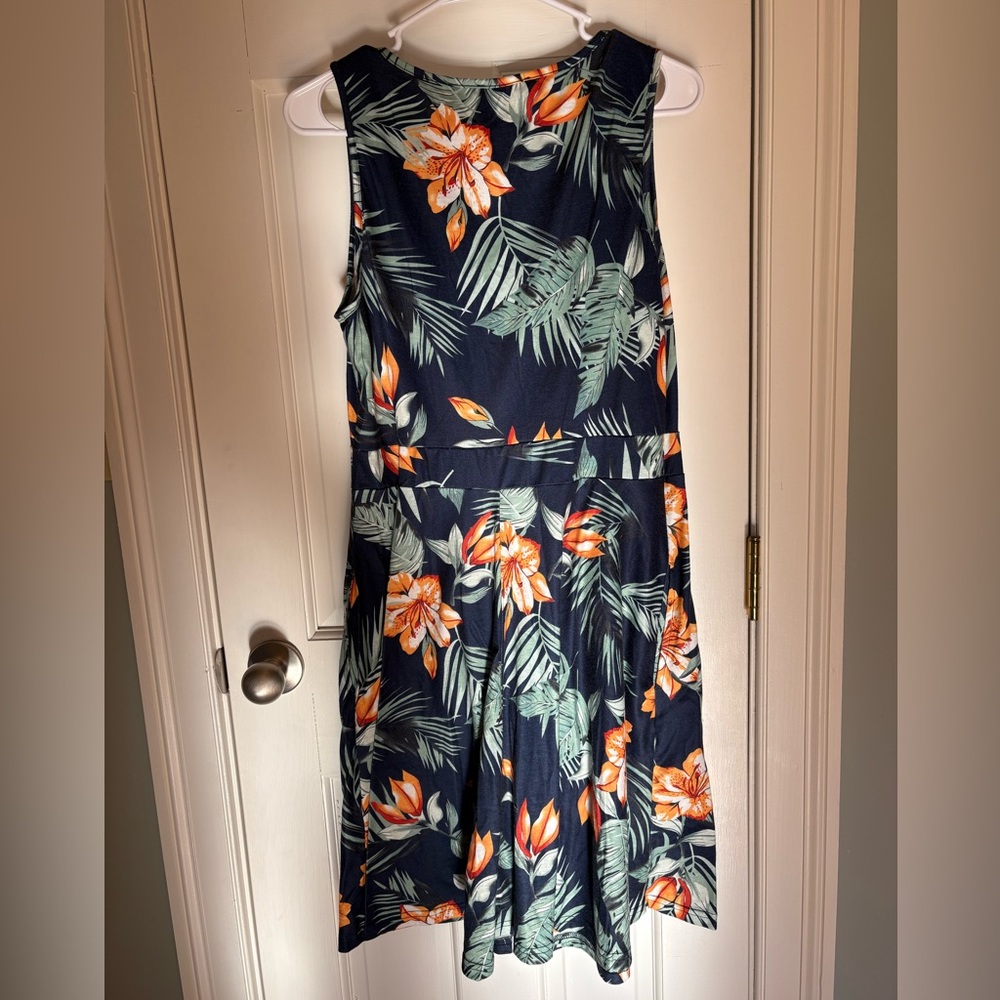 Guberry floral sleeveless dress, size L - Picture 4 of 6